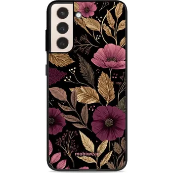 Pouzdro na mobilní telefon Lesklý kryt Mobiwear Glossy - Samsung Galaxy S21 Plus - G170G Fialová kvítka (Prémiové lesklé pouzdro, obal, kryt Mobiwear Glossy na mobil Samsung Galaxy S21 Plus - G170G Fialová kvítka, materiál Plast + TPU silikon - krytí po všech stranách, neošoupateln