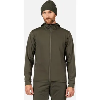 Pánská mikina Rossignol MID LAYER STRETCH HOODIE-OLIVE SHADOW-mikina - 0XS