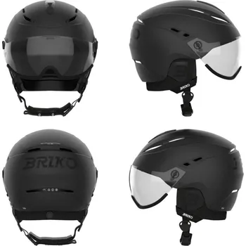 Briko ELIO VISOR PHOTO-Matt Black PH03-helma