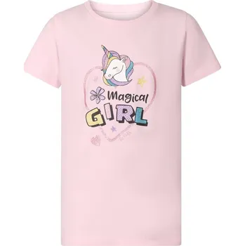 Chlapecké tričko triko dětské krátké NAX WERVO bavlněné růžové