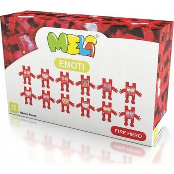 ostatní stavebnice MELI STAVEBNICE EMOTI OHNIVÉ FIGURKY HRDINŮ 12 kusů
