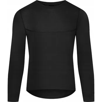 Pánské tričko Pánské termotriko s dlouhým rukávem MERINO černé M