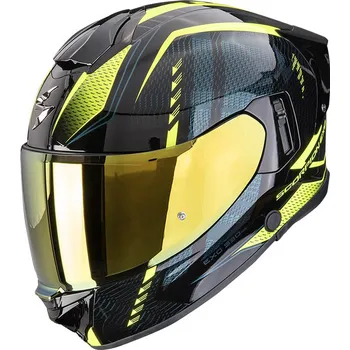 Helma na motorku SCORPION přilba EXO-530 AIR Theras black/neon yellow - 2XS