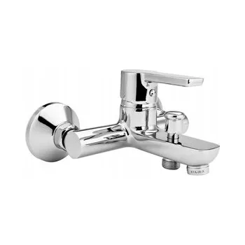 Vodovodní baterie Nástěnná vanová baterie páková KFA Armatura Sodalit stříbrná