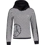 Dámská mikina ALTISPORT GILL ČERNÁ/BÍLÁ 4XL