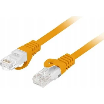 Síťový kabel Patchcord Lanberg UTP kat.6 0,25 m LSZH CU fluke passed oranžový