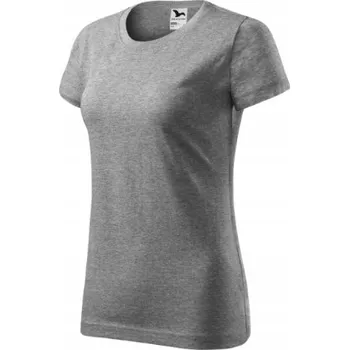 Dámské tričko Dámské Tričko Basic 134 tmavě šedý melanž S