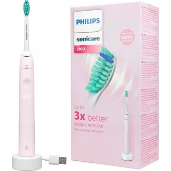 Elektrický zubní kartáček Sonický Kartáček Philips Sonicare 2100 pink HX3651/11 růžový