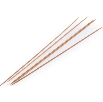 Nástroj na niť a příze Bambusové ponožkové jehlice 2 mm bambus tmavý 1 sada