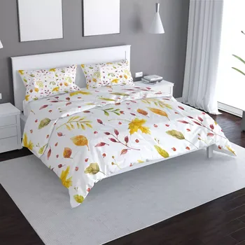 Povlečení Sablio Povlečení Podzimní listí - 140x200 / 90x70