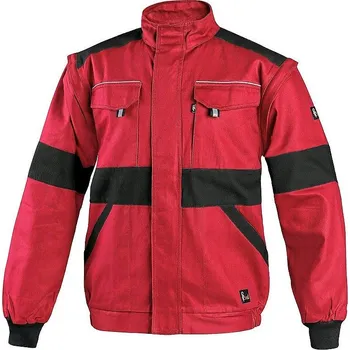 pracovní blůza LUXY EDA bunda červeno-černá