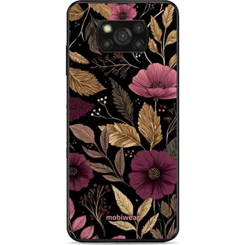 Pouzdro na mobilní telefon Lesklý kryt Mobiwear Glossy - Xiaomi Poco X3 NFC / Poco X3 Pro - G170G Fialová kvítka (Prémiové lesklé pouzdro, obal, kryt Mobiwear Glossy na mobil Xiaomi Poco X3 NFC / Poco X3 Pro - G170G Fialová kvítka, materiál Plast + TPU silikon - krytí po všech)