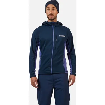 Pánská mikina Rossignol BLACKSIDE MIX FZH FLEECE-DARK NAVY-mikina - 00L