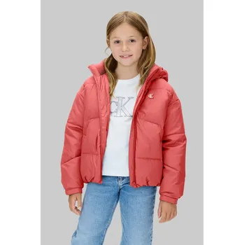 Chlapecká bunda Dětská bunda Calvin Klein Jeans IG0IG02056.104.116.9BYA růžová 30X, vel. 116
