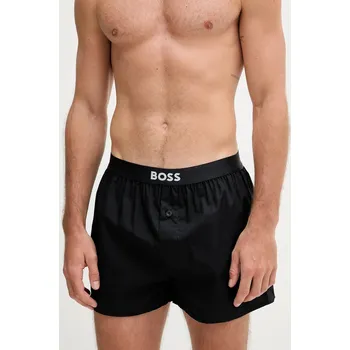 Pánské spodní prádlo Bavlněné boxerky BOSS 2P Boxer Shorts EW 2-pack 50535781 černá 99X, vel. S
