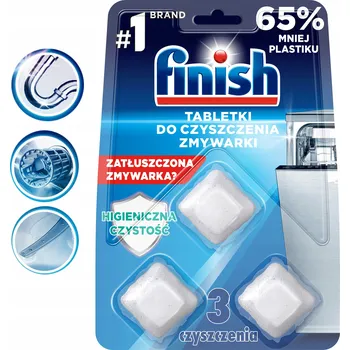 Přípravek do myčky Finish Čistič do myčky nádobí - kapsle/tablety, 3 ks