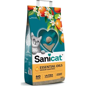 Podestýlka pro kočku Sanicat bentonitové stelivo 10 l