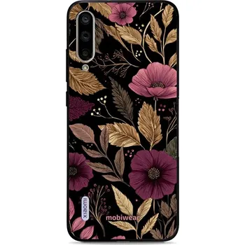 Pouzdro na mobilní telefon Lesklý kryt Mobiwear Glossy - Xiaomi Mi A3 - G170G Fialová kvítka (Prémiové lesklé pouzdro, obal, kryt Mobiwear Glossy na mobil Xiaomi Mi A3 - G170G Fialová kvítka, materiál Plast + TPU silikon - krytí po všech stranách, neošoupatelný potisk, tenké)