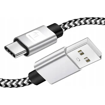 Datový kabel Kabel Techly USB - USB typ C 1 m černý