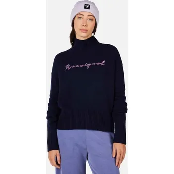 Dámský svetr Rossignol SIGNATURE DARK NAVY dámský lyžařský svetr - 2XL