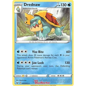 Sběratelská karetní hra Drednaw 061/202 - Sword & Shield Typ karty: Non-Holo