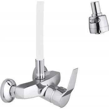 Vodovodní baterie KUCHYŇSKÁ BATERIE NÁSTĚNNÁ DŘEZOVÁ BATERIE FLEX 360 FLEXIBILNÍ HUBICE