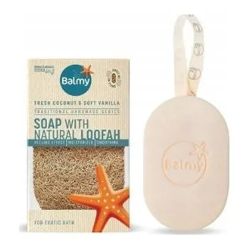 Mýdlo Tuhé mýdlo s přírodní lufou, kokosem a vanilkou Balmy 125g