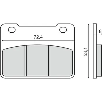 Autodíl Brzdové destičky RMS 225103470 organické