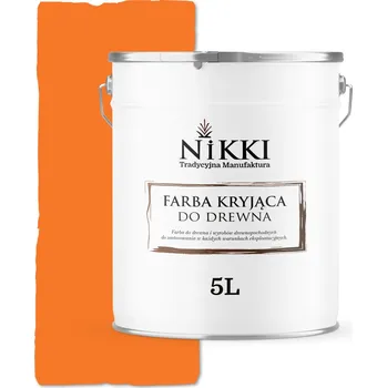 barva a nátěr na dřevo BARVA NA DŘEVO KRYCÍ NA DVEŘE RENOVACE ORANŽOVÁ PASTELOVÁ 2003 SATÉN 5L