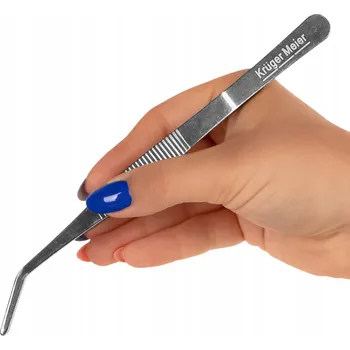 Kosmetická pinzeta Akváriová pinzeta, zahnutá Kruger Meier, délka 20 cm