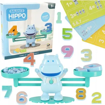 Hračka pro nejmenší Rovnoramenná váha Kontext Výuka počítání hroch