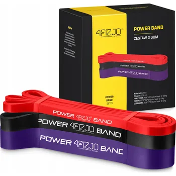 Sada 3 posilovacích gum - POWER BAND 4FIZJO