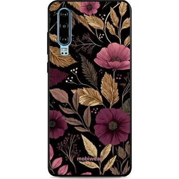 Pouzdro na mobilní telefon Lesklý kryt Mobiwear Glossy - Huawei P30 - G170G Fialová kvítka (Prémiové lesklé pouzdro, obal, kryt Mobiwear Glossy na mobil Huawei P30 - G170G Fialová kvítka, materiál Plast + TPU silikon - krytí po všech stranách, neošoupatelný potisk, tenké provedení,