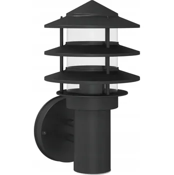 Venkovní osvětlení Venkovní nástěnné svítidlo, černé, nerezová ocel