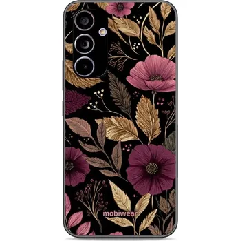 Pouzdro na mobilní telefon Lesklý kryt Mobiwear Glossy - Samsung Galaxy A54 5G - G170G Fialová kvítka (Prémiové lesklé pouzdro, obal, kryt Mobiwear Glossy na mobil Samsung Galaxy A54 5G - G170G Fialová kvítka, materiál Plast + TPU silikon - krytí po všech stranách, neošoupatelný)