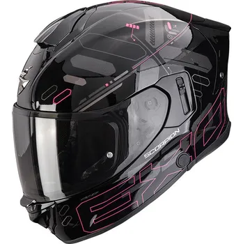 Helma na motorku SCORPION přilba EXO-530 AIR Fond black/pink - S