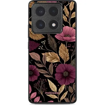 Pouzdro na mobilní telefon Lesklý kryt Mobiwear Glossy - Xiaomi 14T Pro - G170G Fialová kvítka (Prémiové lesklé pouzdro, obal, kryt Mobiwear Glossy na mobil Xiaomi 14T Pro - G170G Fialová kvítka, materiál Plast + TPU silikon - krytí po všech stranách, neošoupatelný potisk, tenké)