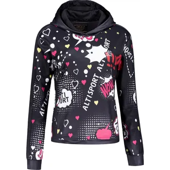 Dámská mikina Dámská mikina ALTISPORT GILL ČERNÁ S