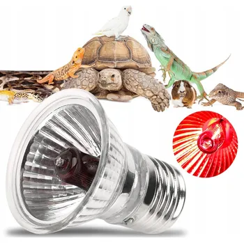 Teraristika UVA UVB ŽÁROVKA VÝHŘEVNÁ LAMPA PRO TERÁRIJNÍ ZVÍŘATA E27 25W