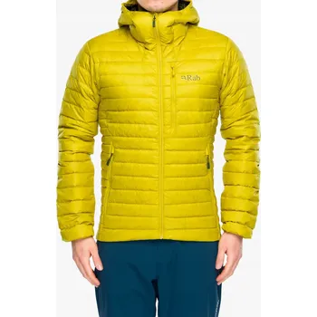 Péřová bunda Rab Microlight Alpine Jacket - tmavě žlutá (hořčicová) S