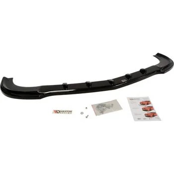 Karosérie Maxton Design spoiler pod přední nárazník pro Mercedes CLK W209, černý lesklý plast ABS, pod nárazník (ME-CLK-209-AMG204-F1)
