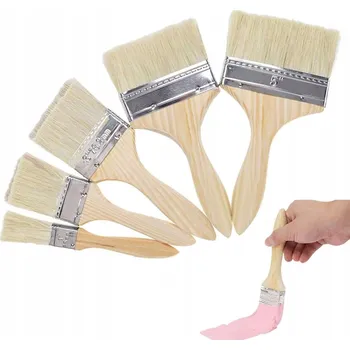 Umělecký štětec Sada štětců plochý rovný Jixista 0 cm