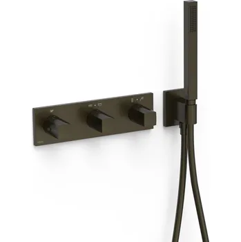 Sprchový set TRES Vanová/sprchová souprava B-SYSTEM černá bronzová 30725401KMB