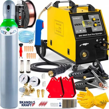 Svářečka Svářečka MIGOMAT MAGNUM MIG 250/2 DUAL PULS SYNERGIE 4X4 250A 230V/400V 4T