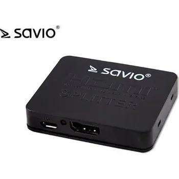 HDMI Splitter 4K x2 se zesilovačem Savio