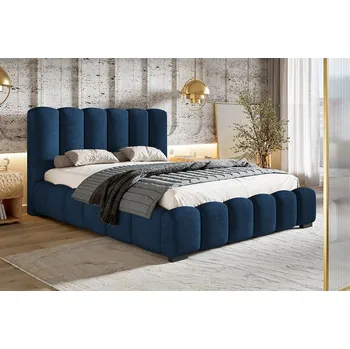 Ložnicová sestava Čalouněná postel Bed 18 box rozměr 90x200 vyberte barvu nohou Nohy bílé vyberte rošt Kovový rošt