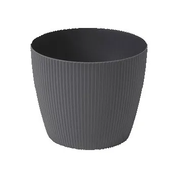 Květináč Plastový květináč Magnolia jumper antracit, 300 mm