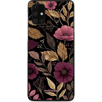 Pouzdro na mobilní telefon Lesklý kryt Mobiwear Glossy - Samsung Galaxy M31s - G170G Fialová kvítka (Prémiové lesklé pouzdro, obal, kryt Mobiwear Glossy na mobil Samsung Galaxy M31s - G170G Fialová kvítka, materiál Plast + TPU silikon - krytí po všech stranách, neošoupatelný potisk