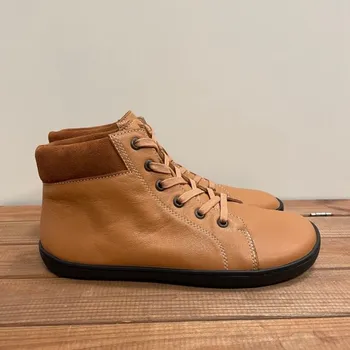 Dámská zimní obuv Barefoot kotníčkové boty MARGIT CAMEL, Protetika Velikost: 41