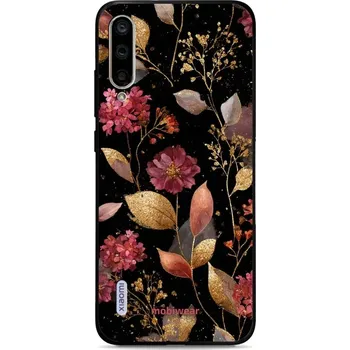 Pouzdro na mobilní telefon Lesklý kryt Mobiwear Glossy - Xiaomi Mi A3 - G171G Zlatavé lístky a květy (Prémiové lesklé pouzdro, obal, kryt Mobiwear Glossy na mobil Xiaomi Mi A3 - G171G Zlatavé lístky a květy, materiál Plast + TPU silikon - krytí po všech stranách, neošoupatelný)